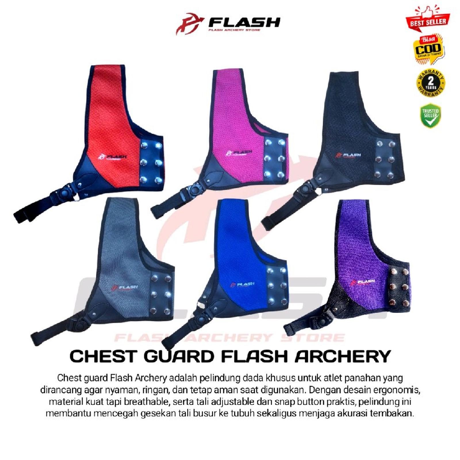 Flash Archery Chest Guard Pelindung Dada Panahan Nyaman Ringan dan Berkwalitas Premium