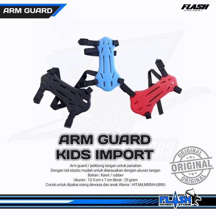 ARM GUARD PANAHAN ANAK | Ruber Arm Guard Pelindung Tangan Panah Import