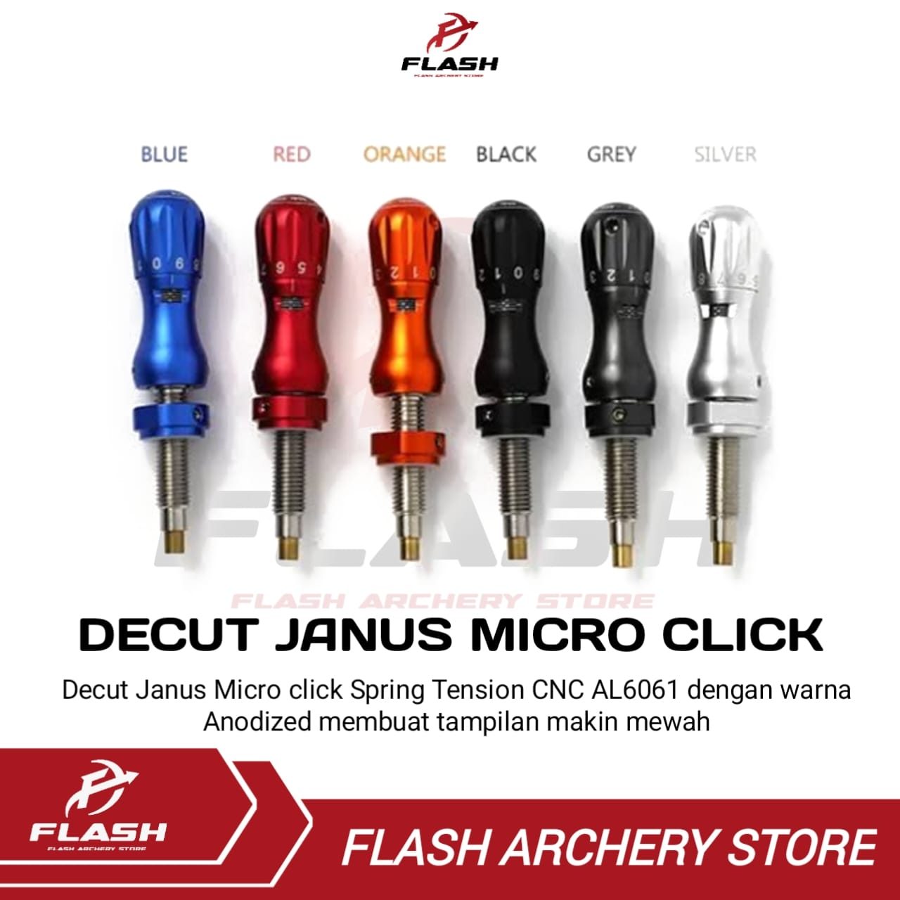 Plunger Panahan Decut Janus Micro Click Cushion Button