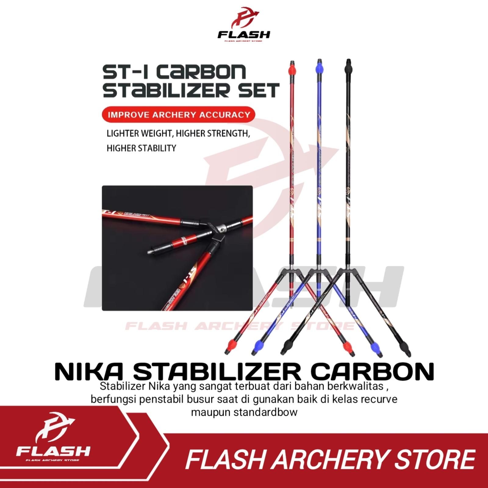 STABILIZER PANAHAN NIKA CARBON ST-1 | Stabilizer Bow Nika Carbon ST-1