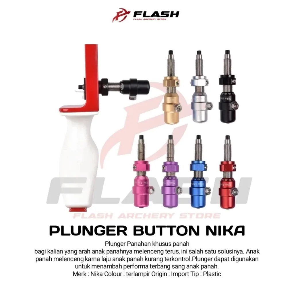 PLUNGER PANAHAN NIKA ARCHERY | plunger button panahan