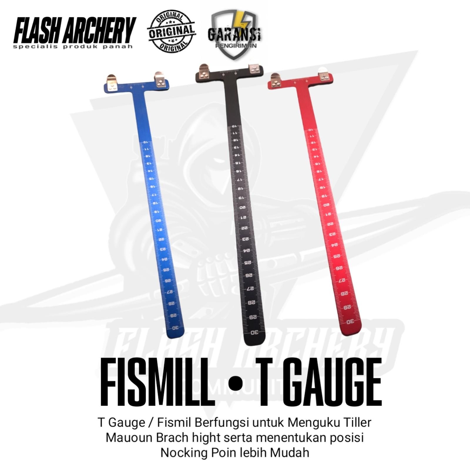 Fismil / T Gauge / T Scale / Fismil bow / Boe T Square Import Original