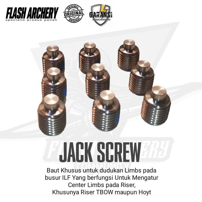 JACK SCREW RISER | Baut Riser Untuk dudukan Limbs ILF TBOW / HOYT