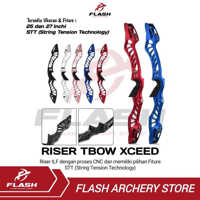 Riser Panahan Recurve ILF TBOW XCEED CNC Machined - Standard ILF