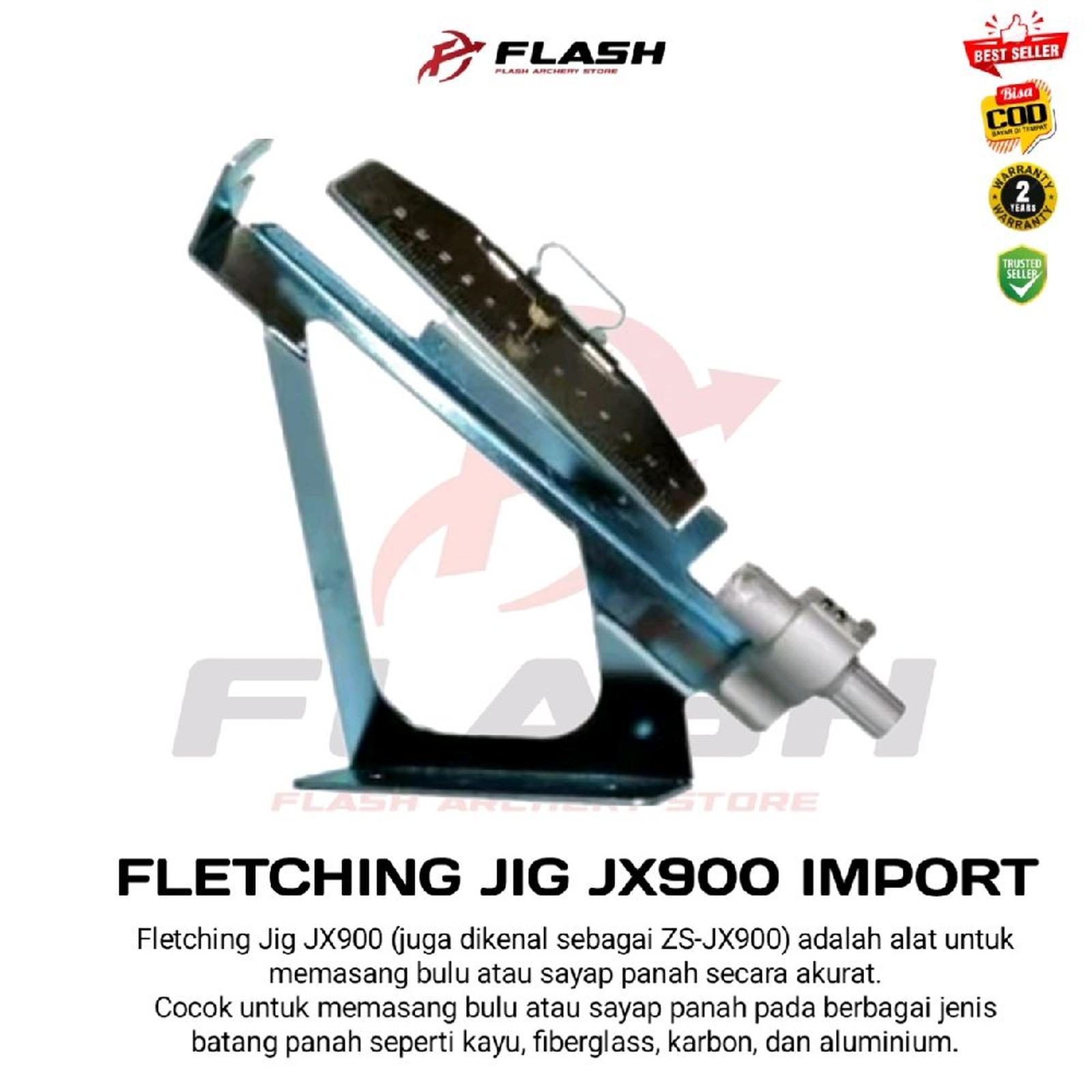 Fleching Jig Import Original JX900 I Fletching JIG Model Cartel | Alat Bantu Pasang Vanes anak Panah