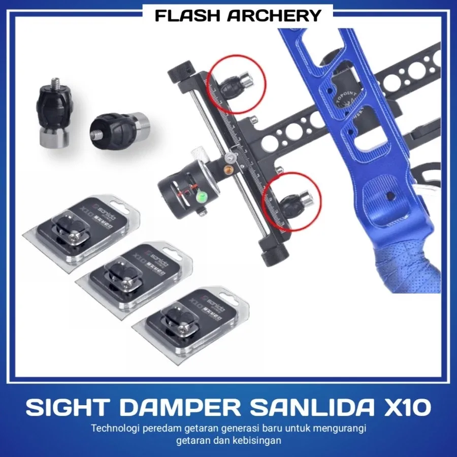 SIGHT DUMPER SANLIDA X10 | Peredam Getaran dan Kebisingan untuk Fisir atau Sight