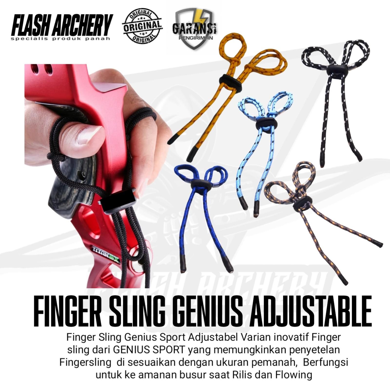 FINGER SLING ADJUSTABLE GENIUS SPORT Finger Sling Panahan Berkwalitas
